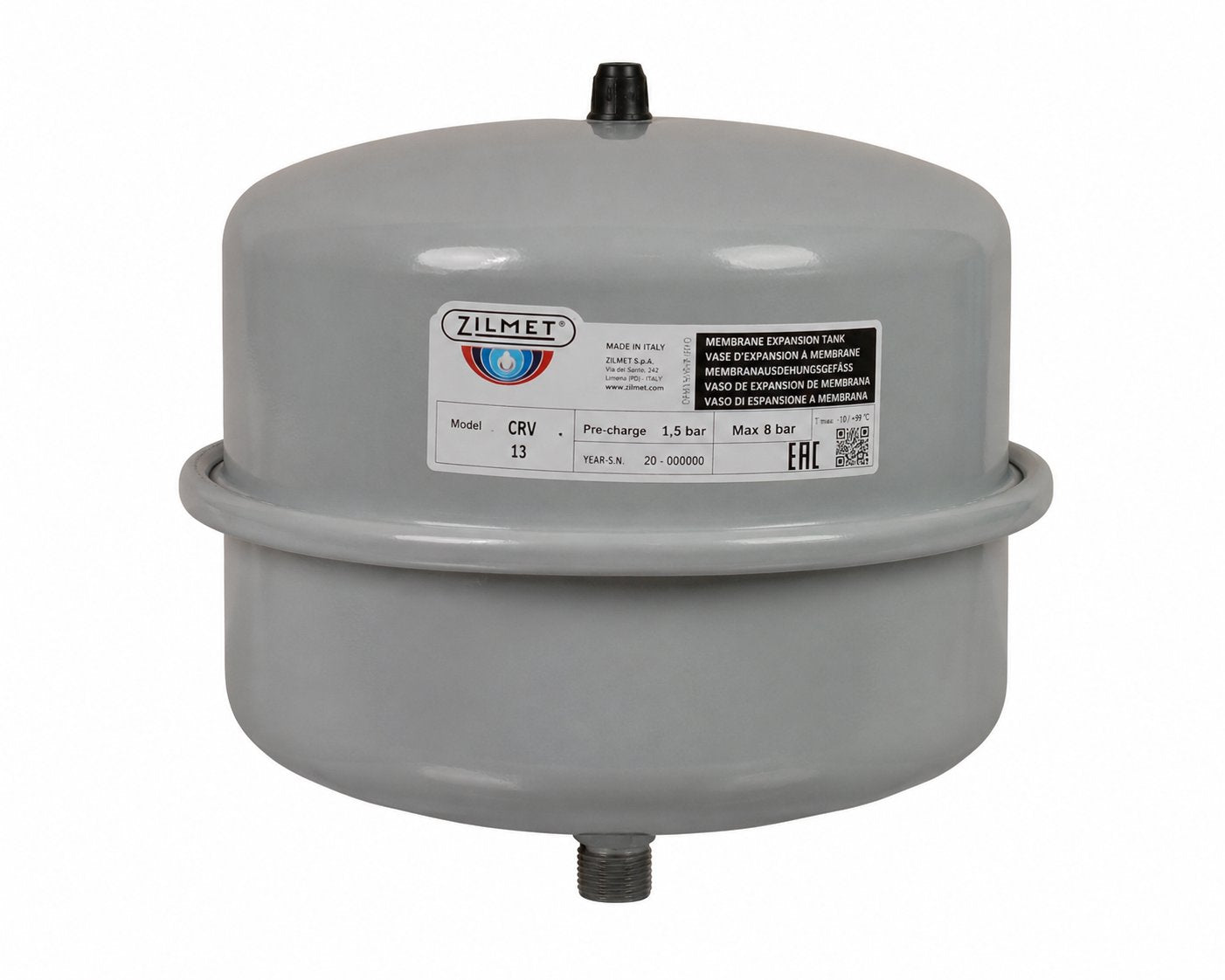 EXPANSION TANK OR EXPANSION VESSEL ZILMET Renewable Energy DEX 