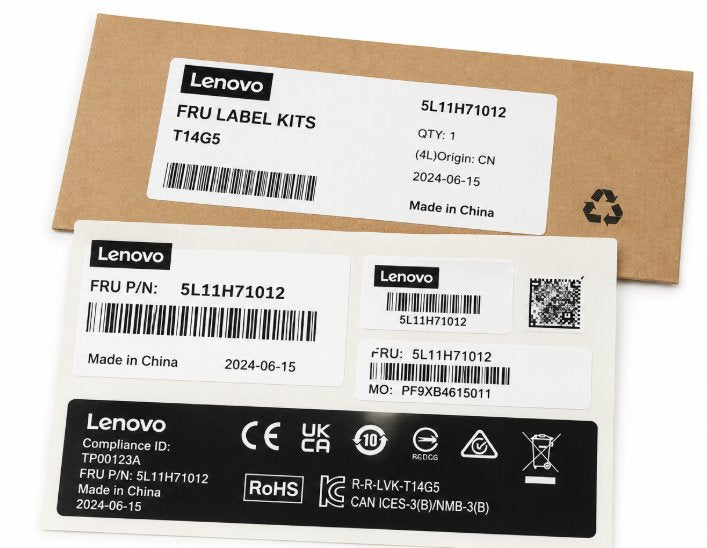 FRU LABEL KITS T14G5 Information Technology DEX 