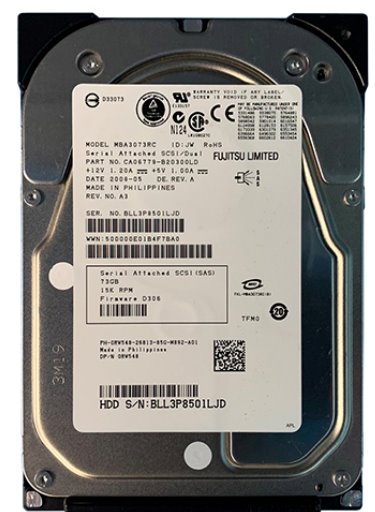 FUJITSUHARD DRIVE, 73.5GB 15000RPM 16MB Information Technology DEX 