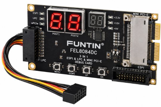 FUNTIN 3 IN1 ESPI & LPC & MINI PCIE PORT 80/81/82/84 DEBUG CARD MOTHERBOARD ANALYZER TESTER DIAGNOSTIC DEBUG POST CARD Medical DEX 