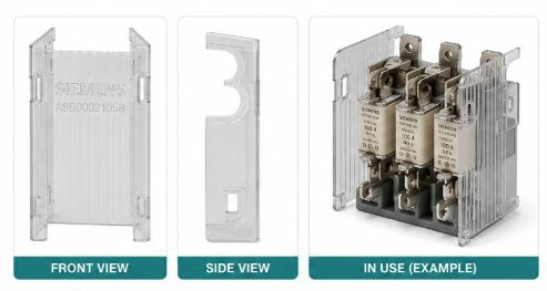 FUSE ISOLATION GUARD (PLASTIC VERTICAL GUARDS EITHER SIDE OF BLADE FUSES) Renewable Energy DEX 
