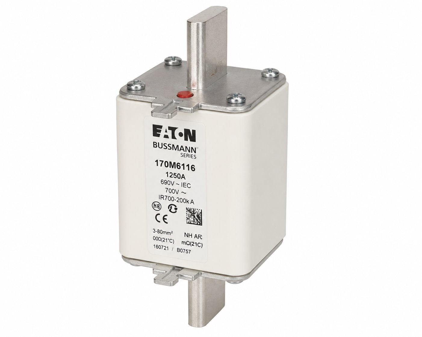 FUSE: NH AR, 1250A, 690 VAC 3-80MM Renewable Energy DEX 
