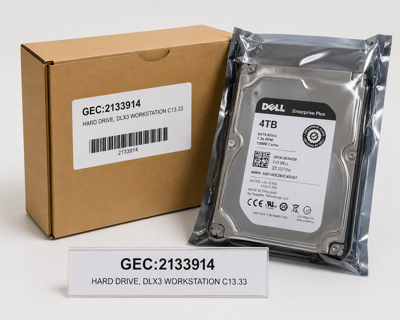 GENERAL ELECTRICHARD DRIVE, DLX3 WORKSTATION C13.33 Information Technology DEX 