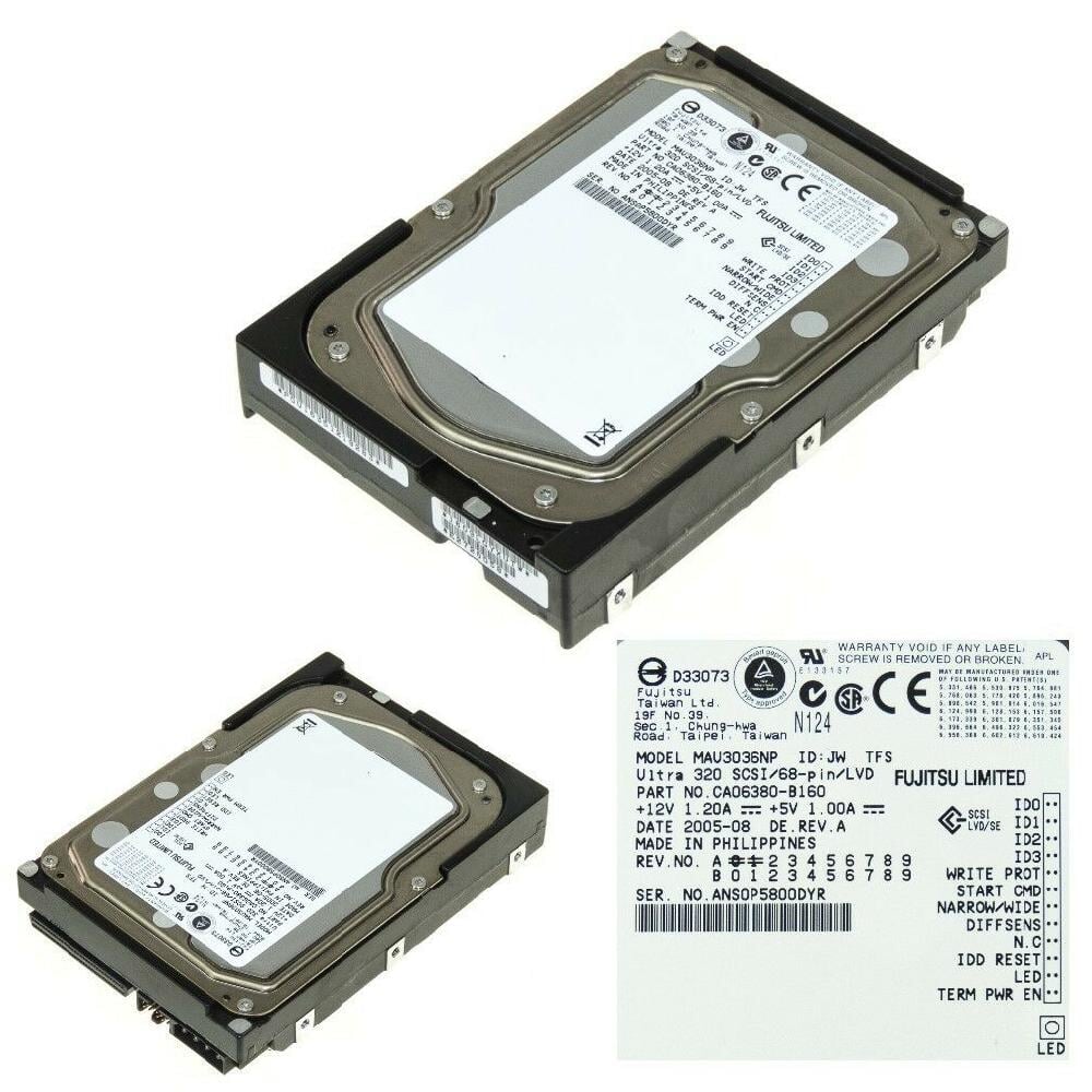 HARD DRIVE, 36.7GB ULTRA 320 68-PIN SCSI Medical DEX 