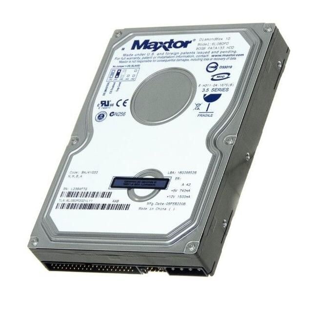 HARD DRIVE, 80GB 3.5" 7200RPM PATA Information Technology MAXTOR 