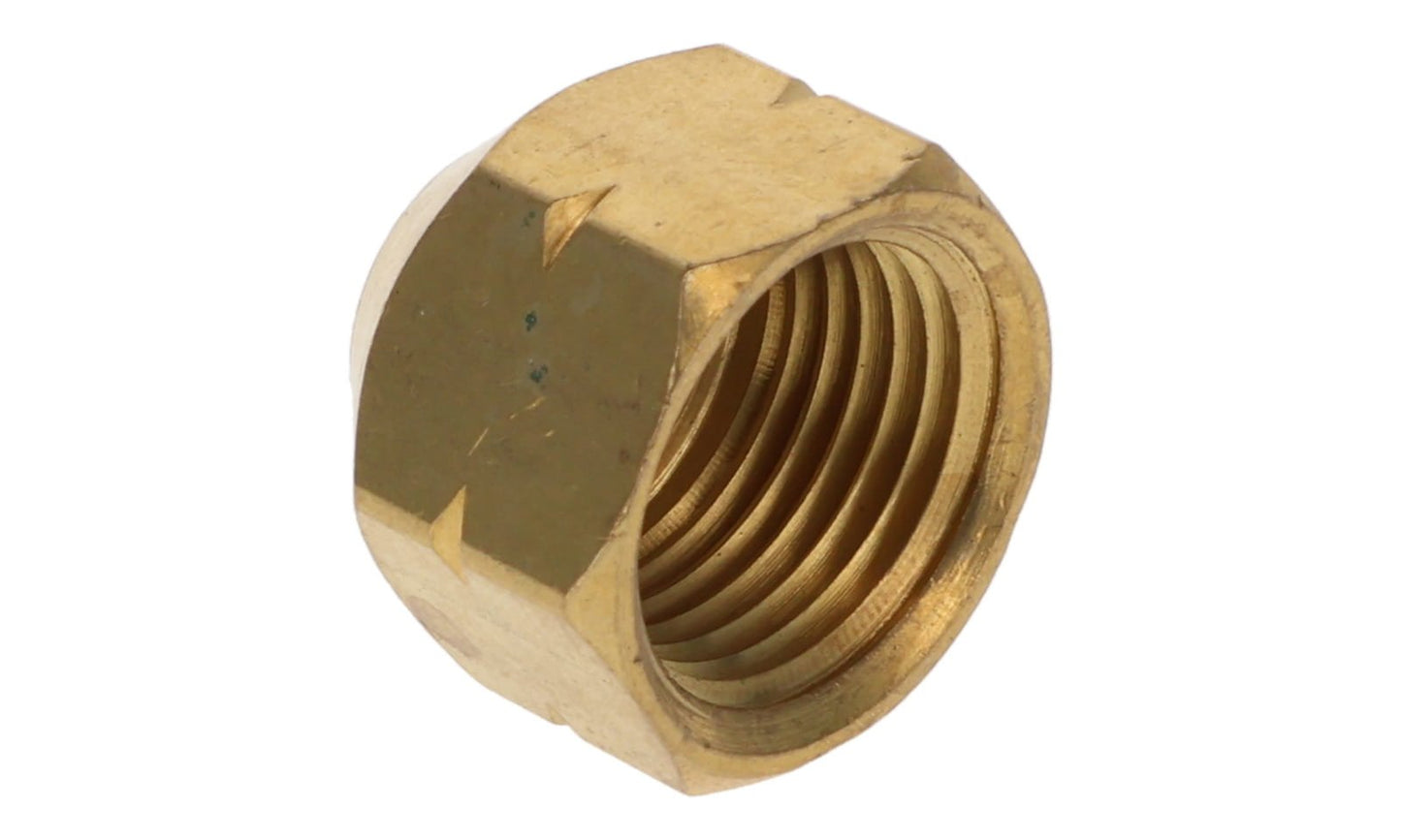 HYD. FIT. CAP 1/4" BRASS - DEX