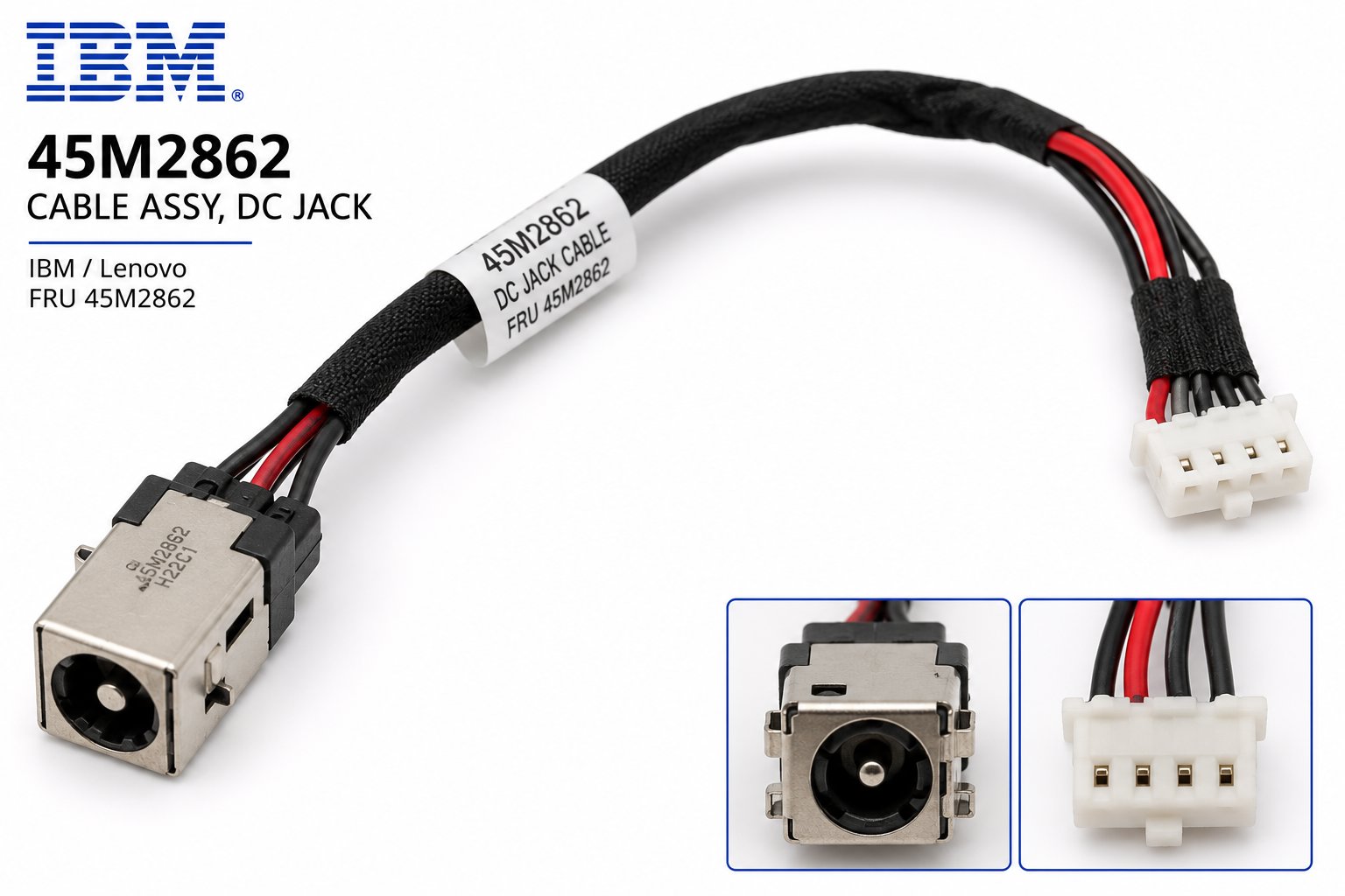 IBMCABLE ASSY, DC JACK Information Technology DEX 