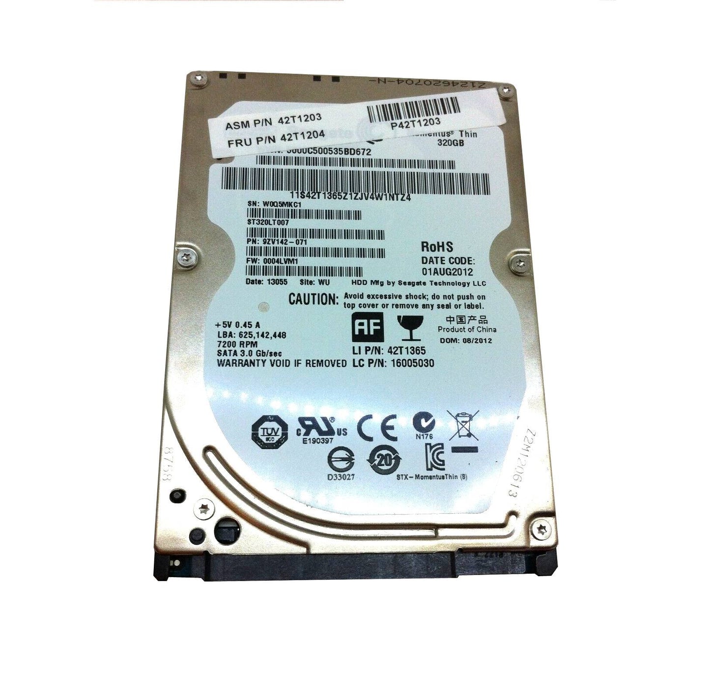 IBMHARD DRIVE, 320GB 7200RPM - DEX