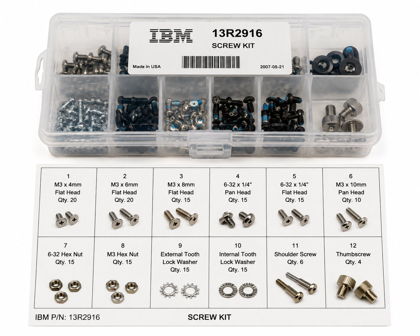 IBMSCREW KIT Information Technology DEX 