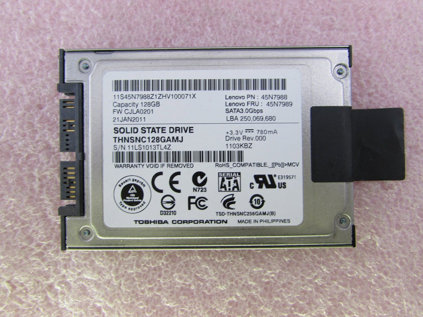 IBMSOLID STATE DRIVE, 128GB - DEX