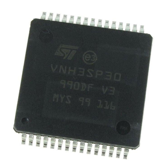 IC MTR DRV 5.5-36V MULTIPWRSO-30 part #VNH3SP30TR-E Information Technology STMICROELECTRONICS 