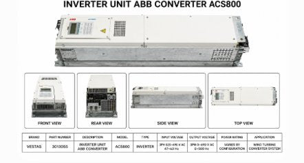 INVERTER UNIT ABB CONVERTER ACS800 Renewable Energy DEX 