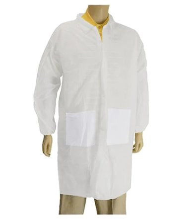 Lab Coat No Pocket $1.60 each (Case of 50) - DEX