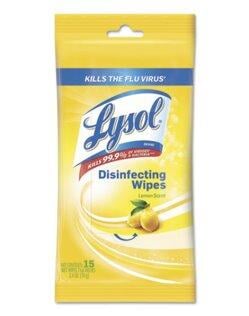 Lysol Disinfecting Wipes (Pack of 15 Wipes) - DEX