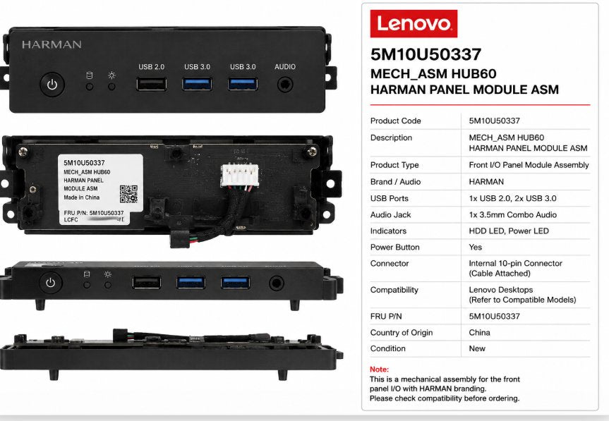 MECH_ASM HUB60 HARMAN PANEL MODULE ASM Medical DEX 