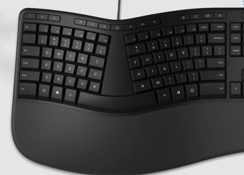 Microsoft Ergonomic Keyboard Part #LXM-00001 | Keyboard | DEX Information Technology MICROSOFT 