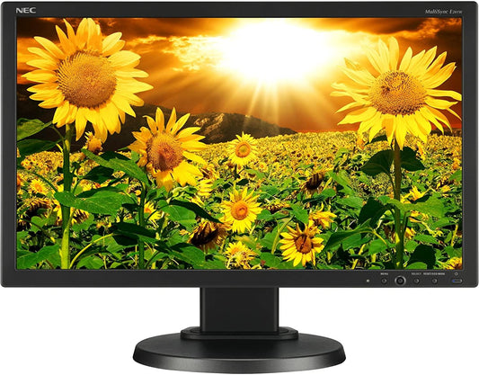 MONITOR, 20" LCD MULTISYNC E201W-BK BLACK Information Technology NEC 