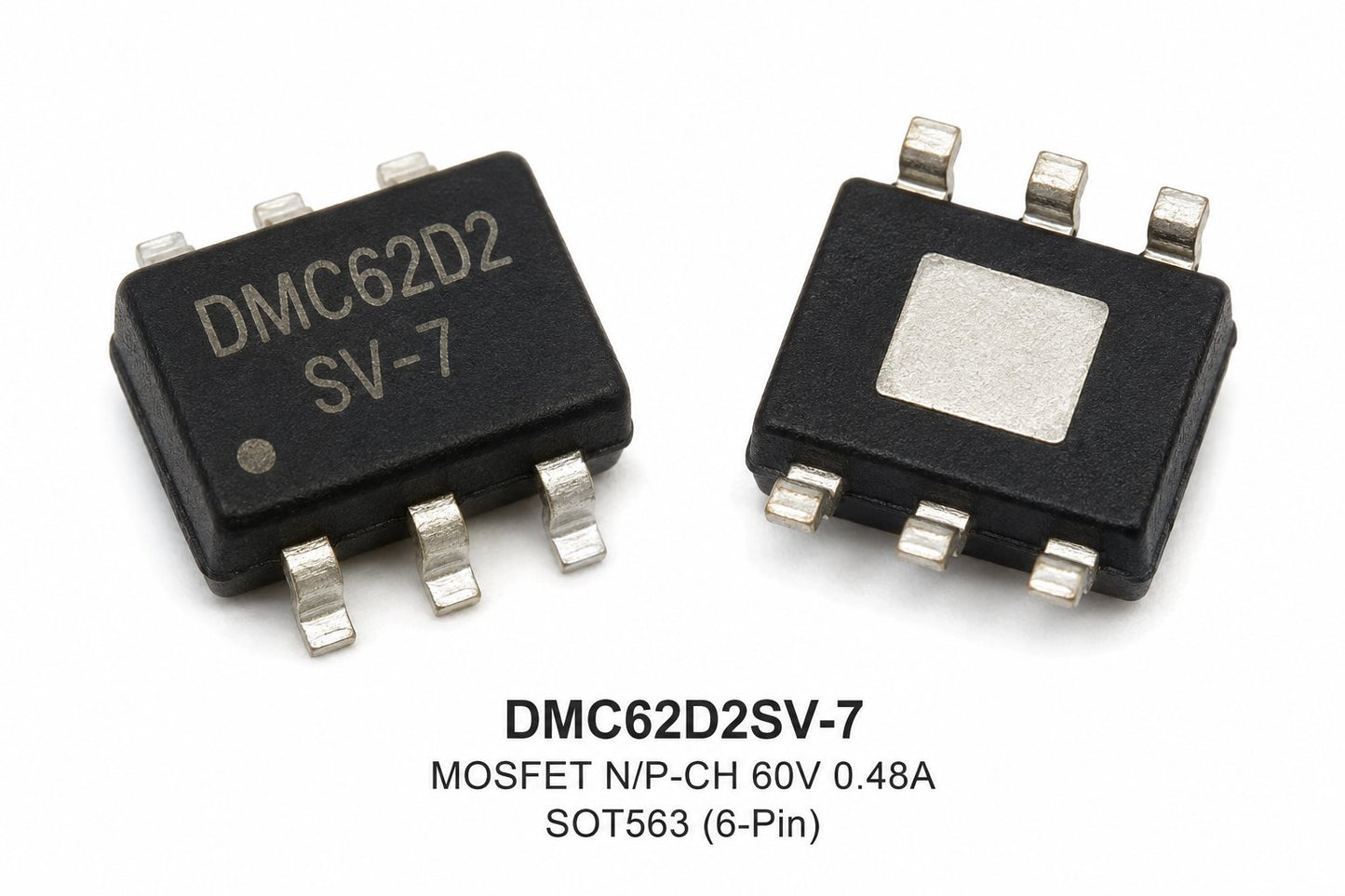 MOSFET N/P-CH 60V 0.48A SOT563 Medical DEX 