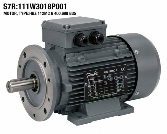 MOTOR, TYPE:HBZ 112MC 6 400.690 B35 Renewable Energy DEX 
