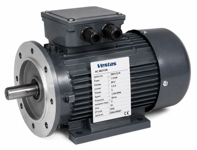 MOTOR,AC,1.5 KW,60 V,3.3 A,3,1725 RPM Renewable Energy DEX 