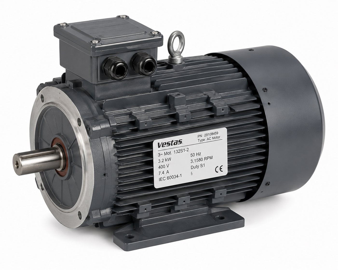 MOTOR,AC,3.2 KW,400 V,7.4 A,3,1580 RPM Renewable Energy DEX 