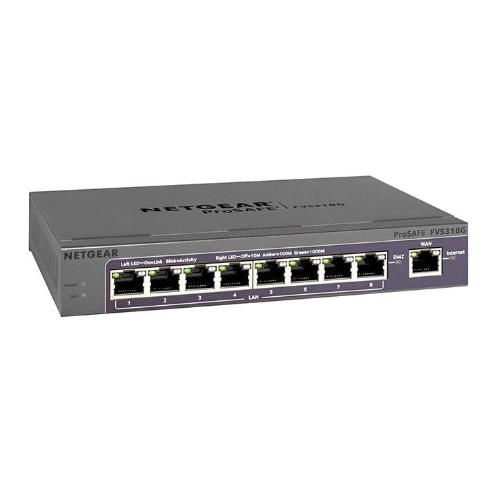 NETGEAR INC. FVS318G PROSAFE ROUTER, 8-PORT GIABIT VPN FIREWALL Information Technology DEX 