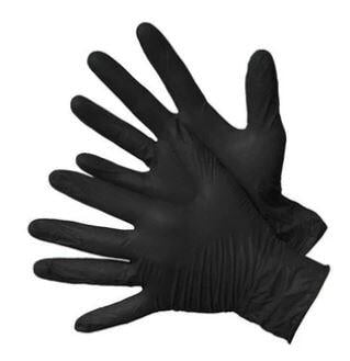 Nitrile Gloves 4 Mil Black $0.29 (Box of 100) - DEX