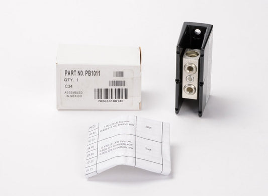 PB1011-EDISON SCCR POWER DISTRIBUTION BLOCKS 1 POLE, EDISON BURNDY BUCHANNA, Renewable Energy DEX 