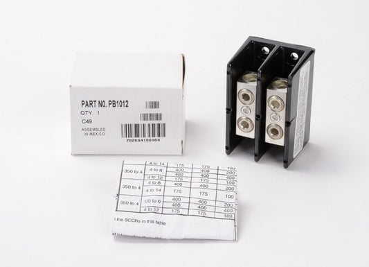 PB1012-EDISON SCCR POWER DISTRIBUTION BLOCKS 2 POLE Renewable Energy DEX 