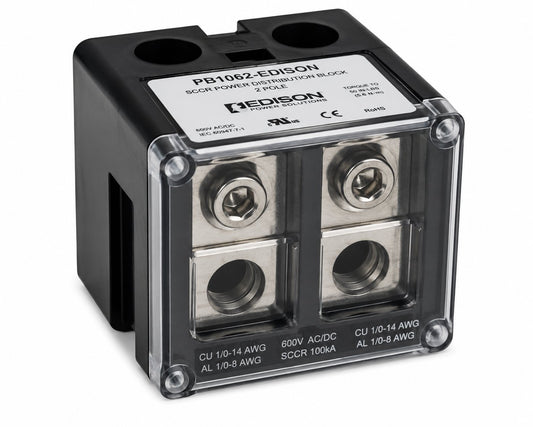 PB1062-EDISON SCCR POWER DISTRIBUTION BLOCKS 2 POLE Renewable Energy DEX 