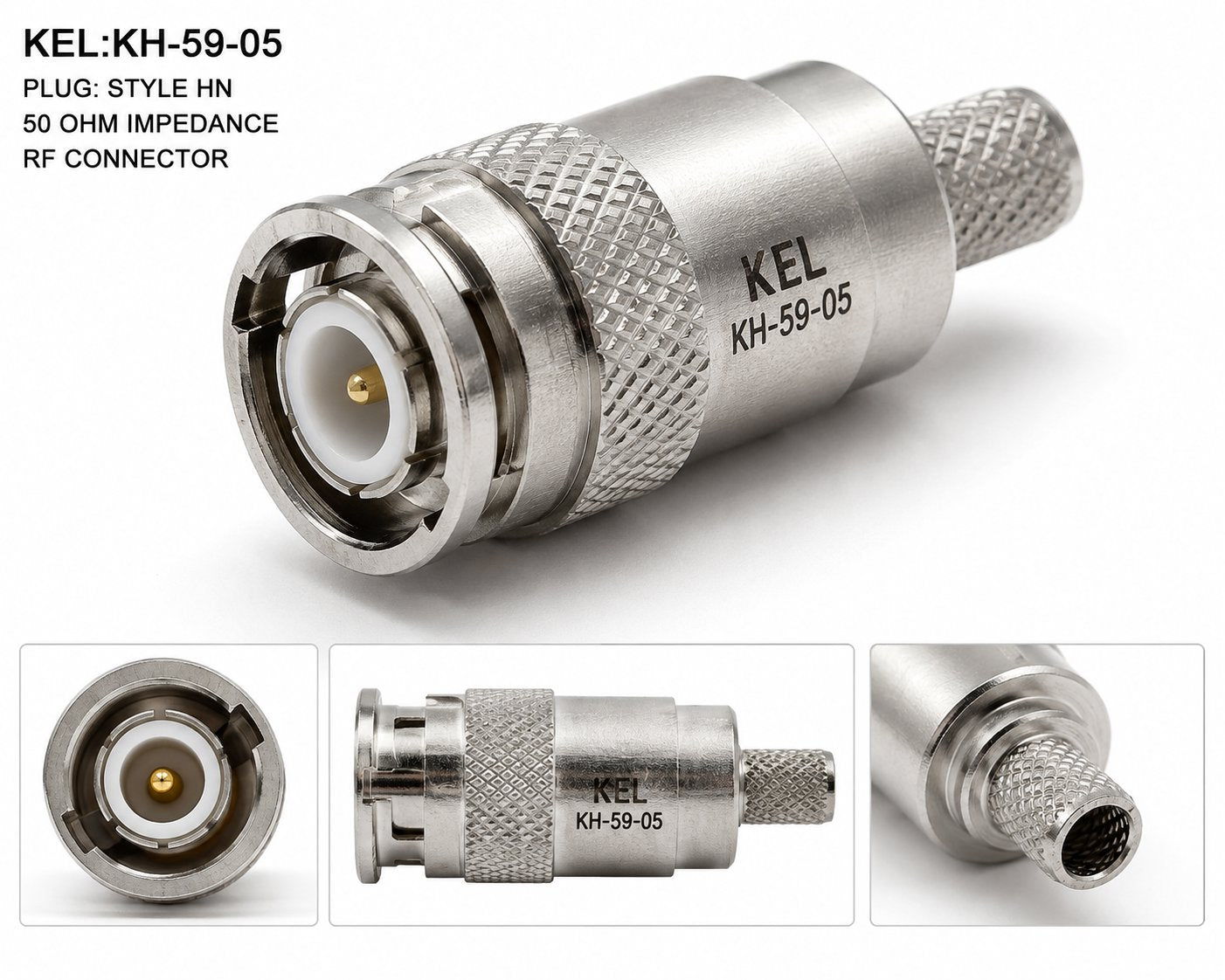 PLUG:STYLE HN, 50 OHM IMPEDANCE, RF CONNECTOR Renewable Energy DEX 