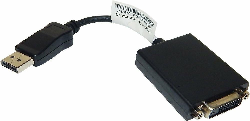 PORT, DISPLAY TO DVI (SINGLE LINK) DONGLE Information Technology DEX 