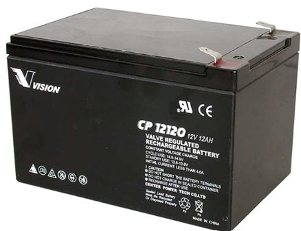 RECHARGEABLE SEALED LEAD ACIDNOMINAL VOLTAGE:12VNOMINAL CAPACITY:12AHDIMENSIONS (IN.):5.94 X 3.86 X 3.74 Renewable Energy DEX 