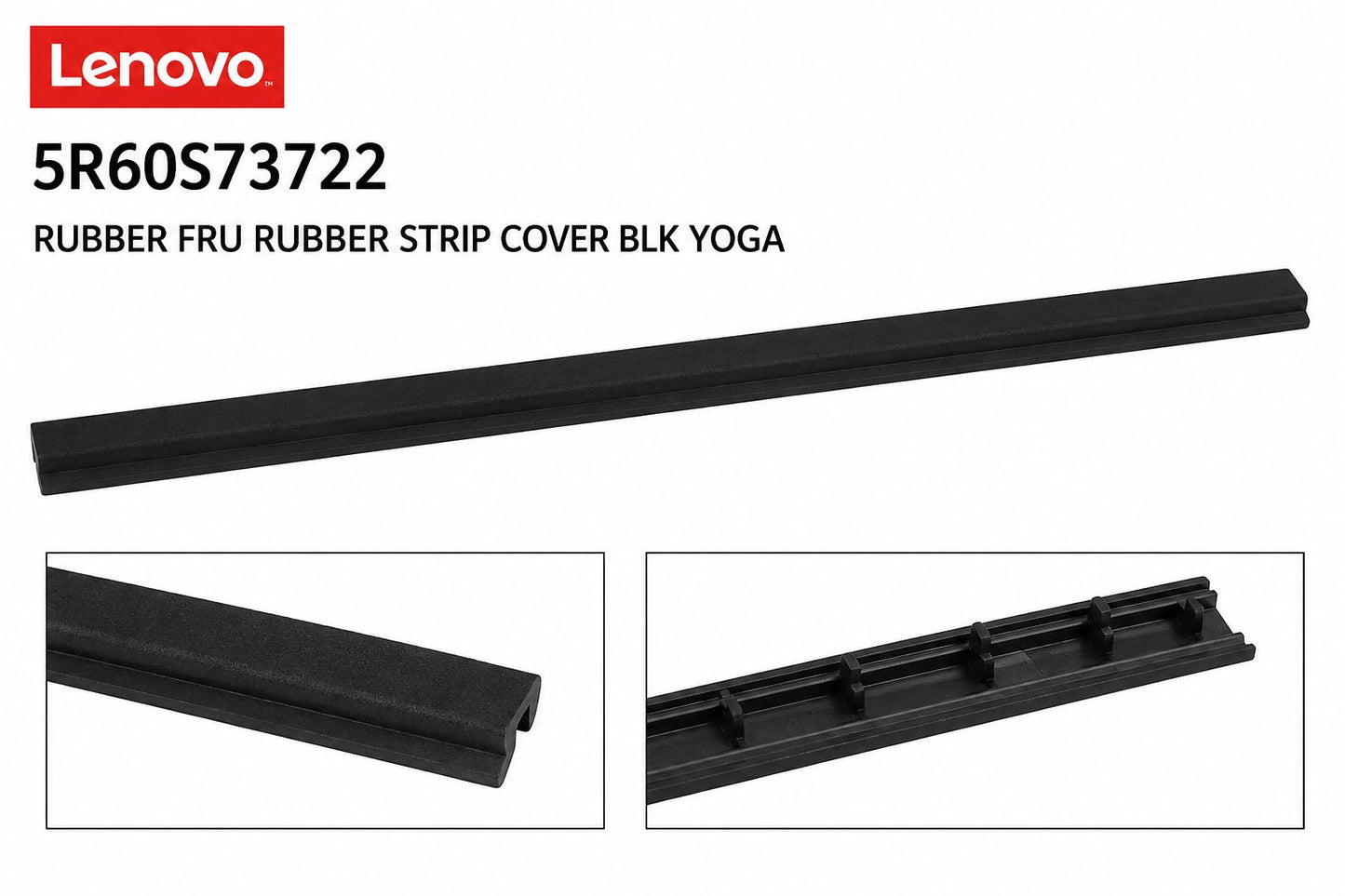 RUBBER FRU RUBBER STRIP COVER BLK YOGA Medical DEX 