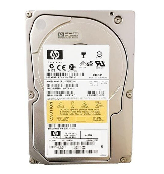 SEAGATE CHEETAH HARD DRIVE, 36GB 3.5" 10K U320 SCSI 8MB Information Technology DEX 