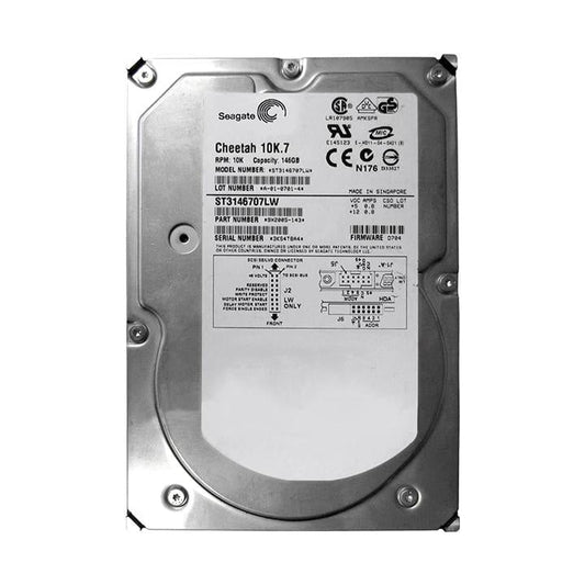 SEAGATEHARD DRIVE, 146GB 10K RPM 0005 F/W Information Technology DEX 