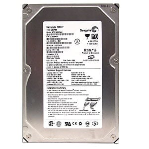 SEAGATEHARD DRIVE, 160GB 3.5" 7200RPM SATA Information Technology DEX 