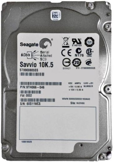 SEAGATEHARD DRIVE, 900GB 2.5" SAS 10K 6GB/S Information Technology DEX 