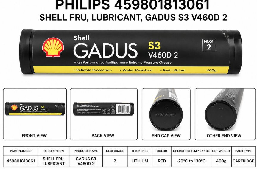 SHELL FRU, LUBRICANT, GADUS S3 V460D 2 Renewable Energy DEX 