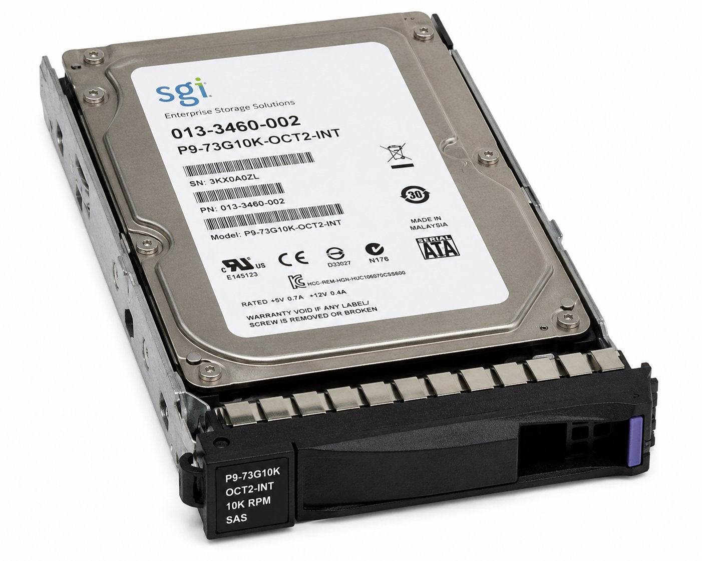 SILICON GRAPHICS INCHARD DRIVE, P9-73G10K-OCT2-INT Information Technology DEX 
