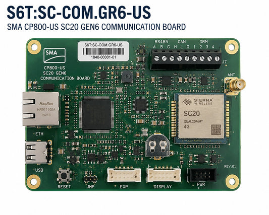 SMA CP800-US SC20 GEN6 COMMUNICATION BOARD Renewable Energy DEX 