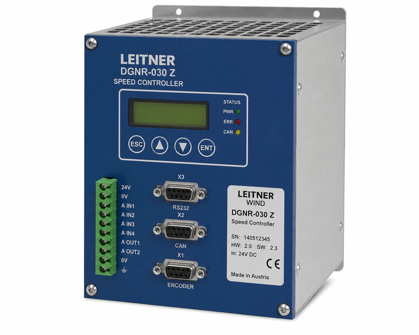 SPEED CONTROLLER DGNR 30Z REQUIRED FOR LEITNER WIND TURBINES. Medical DEX 
