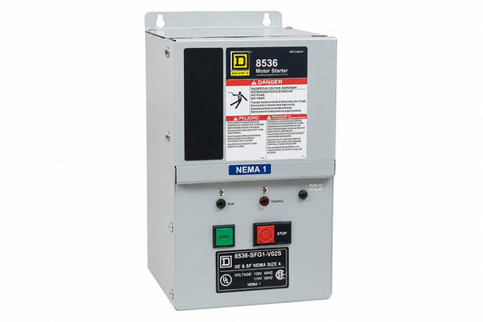STARTER, SIZE 4 NEMA 1 120VAC, SQUARE D MODEL# 8536-SFG1-V02S*MUST BE EXACT* Renewable Energy DEX 