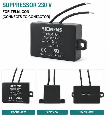 SUPPRESSOR 230 V FOR TELM. CON (CONNECTS TO CONTACTOR) Renewable Energy DEX 