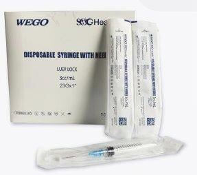 Syringe & Needle Combo Low Dead Space 1ML 25G 1" (Case of 3,000) PPE GENERIC 