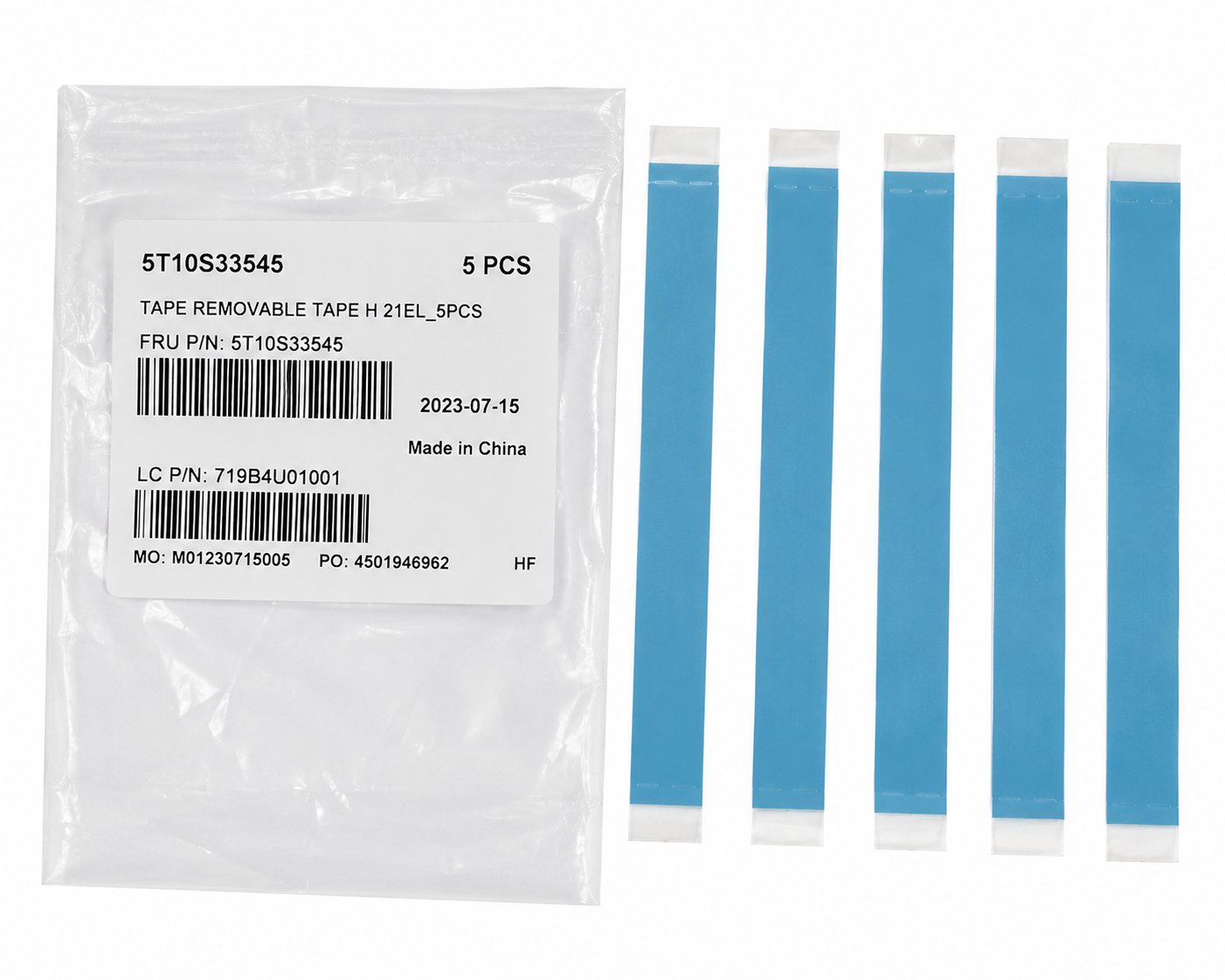TAPE REMOVABLE TAPE H 21EL_5PCS Medical DEX 