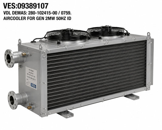 VDL DEMAS: 280-102415-00 / 0759. AIRCOOLER FOR GEN 2MW 50HZ ID Renewable Energy DEX 