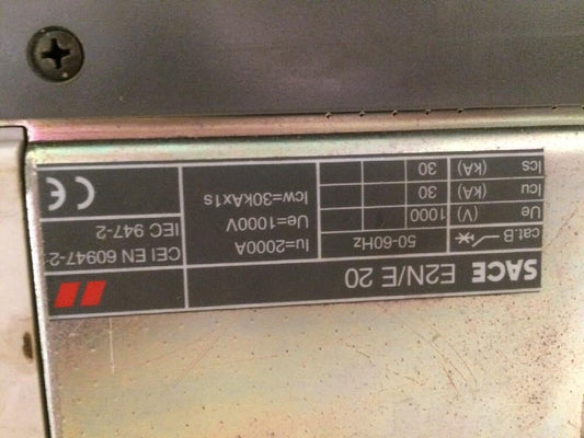 Vestas Sace Max.Switc E2N2000/E 1000V | part #117042 | DEX Renewable Energy VESTAS 
