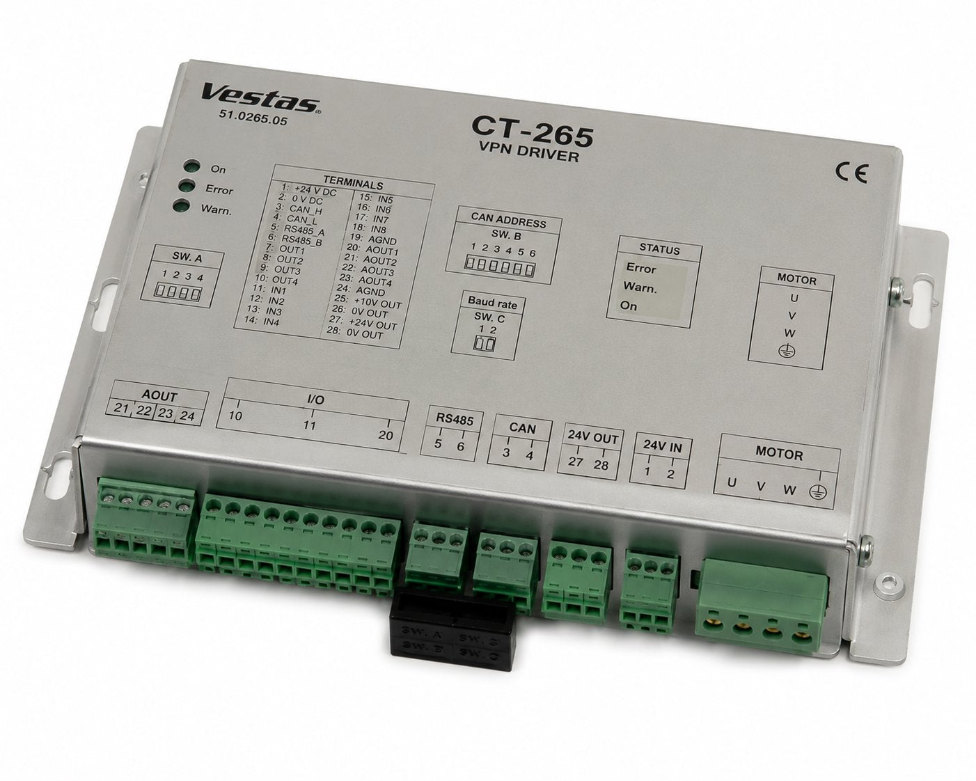 VESTAS V47 VPN DRIVER CT-265 Renewable Energy DEX 