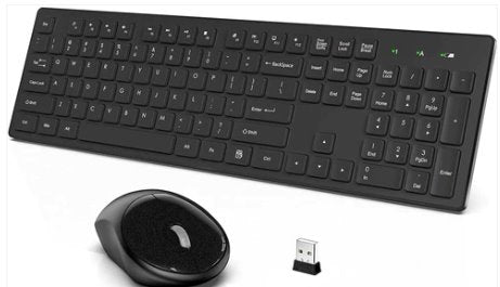 Wireless Keyboard/Mouse Combo (Black) - DEX